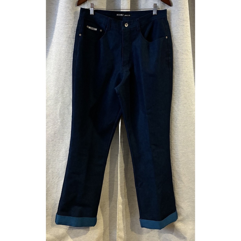 Vtg REVOLT Women's Size 14 Blue Denim‎ High Rise Bootcut Jeans